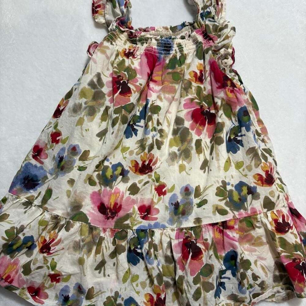 Baby Gap Floral Print Smocked Dress